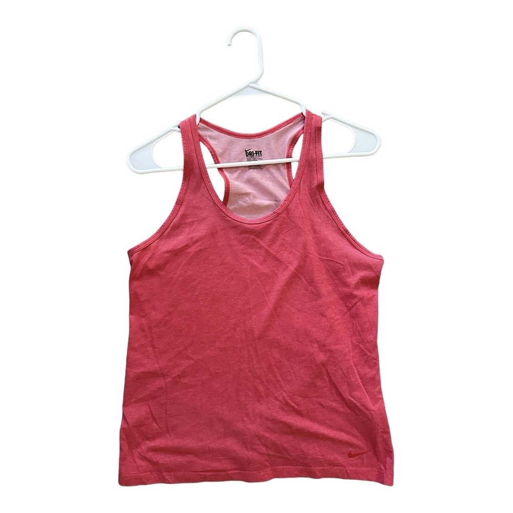Nike Dri‑FIT Pink Racerback Tank Top Women's Large Stretch